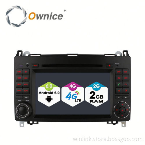 Wholesale Quad Core Android 6.0 car GPS video RADIO for Benz B200 A-W169 B-W245 built in wifi 4G LTE support rear camera